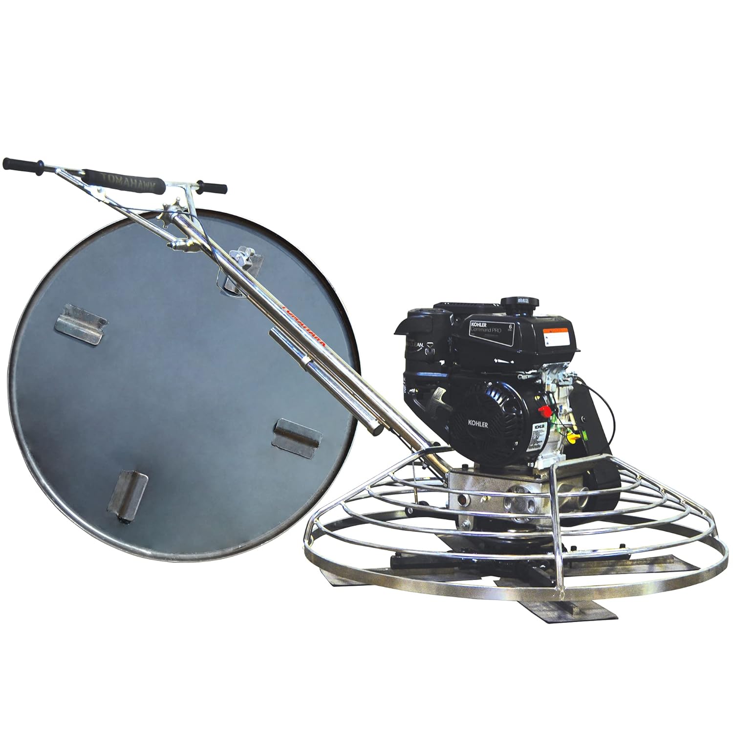 Tomahawk 36" Power Trowel Walk Behind Gas Power 6 HP Kohler Engine